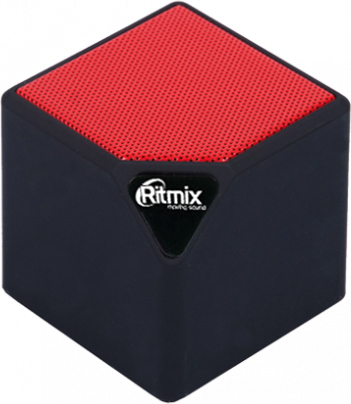 Беспроводная колонка Ritmix SP-140B (черный/красный)