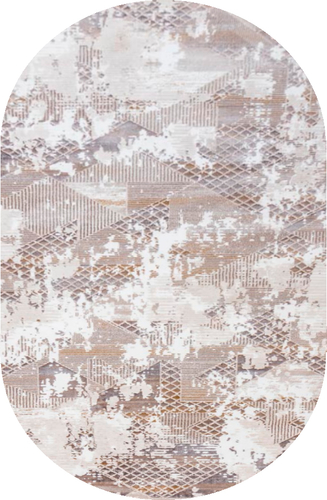 Ковер для жилой комнаты БелКа Порто Овал 20202 21067 1.2x1.7м