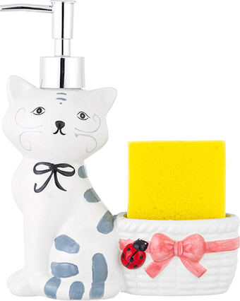 Дозатор для моющего средства Elan Gallery Кот 110799