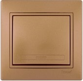 Выключатель Lezard Mira 701-1313-100 (матовое золото)