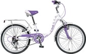 Детский велосипед Novatrack Butterfly 20 (белый/фиолетовый, 2019) 20SH6V.BUTTERFLY.VL9