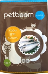 Корм для кошек PetBoom Для взрослых кошек с рыбой 0.4 кг