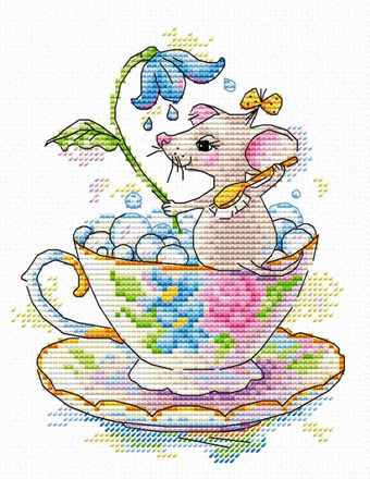 Набор для вышивания Жар-Птица Забавное купание
