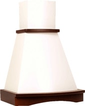 Кухонная вытяжка Elikor Ротонда 60П-650-П3Л (бежевый/бук махагон)