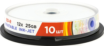BD-R диск Mirex 25Gb 12x UL141008A1L (10 шт.)