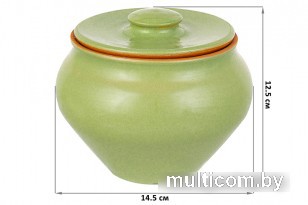 Набор горшочков Elan Gallery TerraCotta 570153