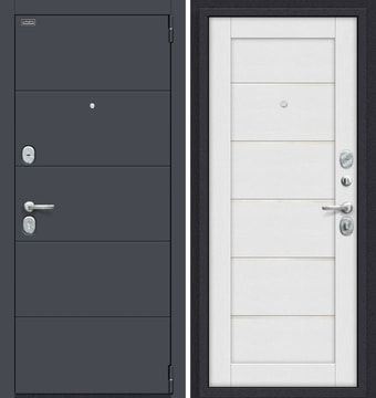 Металлическая дверь el'Porta Porta S 4.22 (Graphite Pro/Virgin)