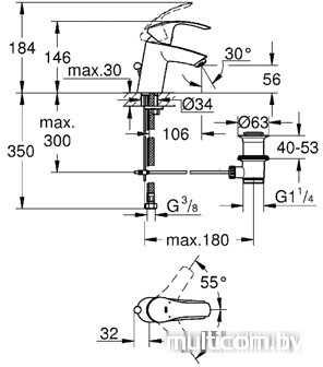 Смеситель Grohe Eurosmart 33265002