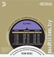 Струны для гитары D'Addario EJ-44C