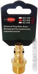 RockForce Штуцер для быстроразъема наруж резьба 3/8" RF-SE2-3PM