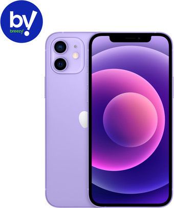 Смартфон Apple iPhone 12 64GB Воcстановленный by Breezy, грейд A (фиолетовый)