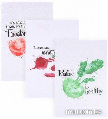 Набор полотенец Доляна Овощи 9499250