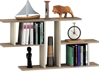 Полка Тэкс ПН-4 (ясень шимо/дуб сонома)