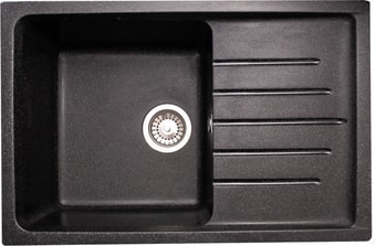 Кухонная мойка GranAlliance G-41 (черный)
