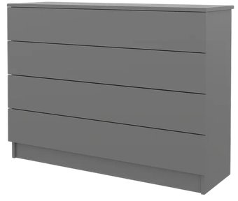 Комод Горизонт Нео 1050 4 ящика (серый графит)