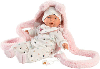 Пупс Llorens Джоэль с розовой сумочкой 38946