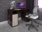 Компьютерный стол Интерлиния СК-010 (дуб венге/дуб серый)