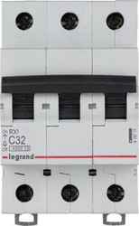 Выключатель автоматический Legrand RX3 4.5ka 32а 3п C 419711