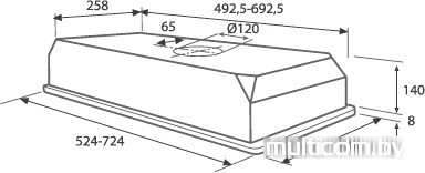 Кухонная вытяжка Jetair CA 3/520 1M INX-09