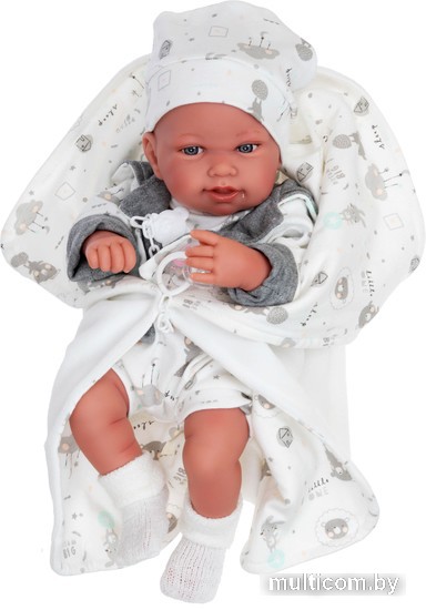 Пупс Antonio Juan Клаудия в сером 50083