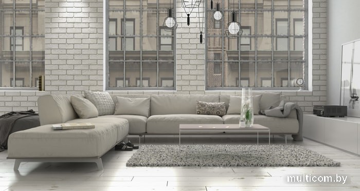 Декоративный кирпич Stone Mill Кирпич шамотный (белый)