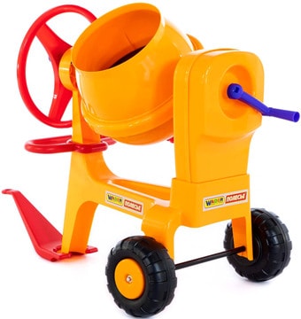 Бетономешалка игрушечная Полесье №1 с прицепным устройством 43757