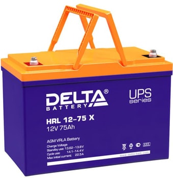 Аккумулятор для ИБП Delta HRL 12-75 X (12В/75 А·ч)