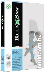 Чулки компрессионные RelaxSan Basic Plus 870P, 140 den, 2 кл.к. (22-27 mmHg, р.4, т.беж)