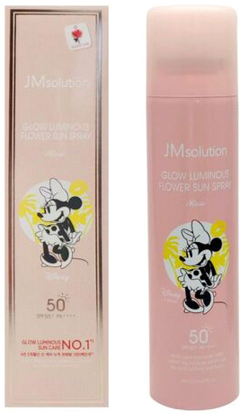 Спрей солнцезащитный JMsolution Disney Collection Mini Luminous Rose SPF50+ PA++++ 180 мл