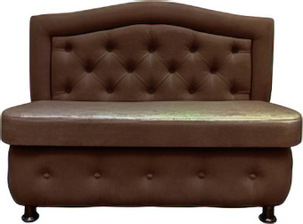 Диван Bravo Мебель Миранда 3 1.2 (микровелюр, симпл 45 коричневый)