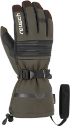 Горнолыжные перчатки Reusch Isidro Gtx Burnt 4901319-5499 (р-р 9.5, Olive/Dark Brown)