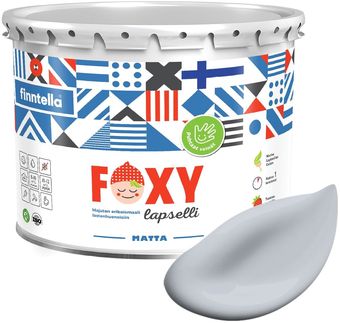 Краска Finntella Foxy Lapselli Matte Lokki F-50-1-3-FL272 2.7 л (серый)
