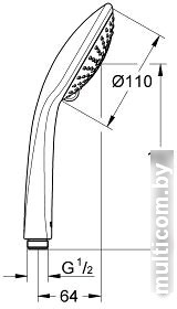 Душевая лейка Grohe Euphoria 110 Champagne 27222000