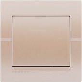 Выключатель Lezard Deriy 702-3030-100 (жемчужный)