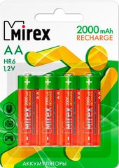 Аккумуляторы Mirex AA 2000mAh 4 шт HR6-20-E4