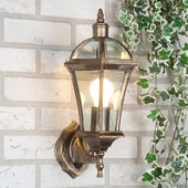 Уличный фонарь Elektrostandard Capella (черное золото)