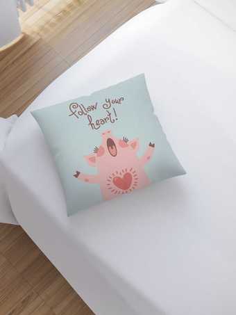 Чехол на подушку JoyArty Следуй зову сердца sl_78653