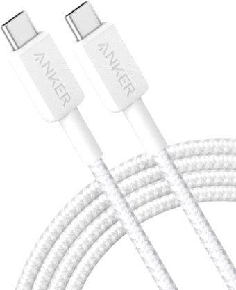 Кабель Anker PowerLine 322 USB Type-C - USB Type-C A81F6H21 (1.8 м, белый)