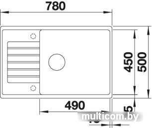 Кухонная мойка Blanco ZIA XL 6 S Compact 526019 (черный)
