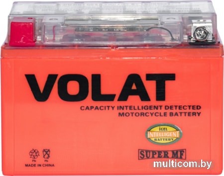 Мотоциклетный аккумулятор VOLAT YT12B-4(iGEL) (10 А·ч)