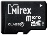 Карта памяти Mirex 13612-MCSUHS16 microSDHC 16GB