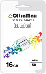 USB Flash Oltramax 50 16GB (белый)