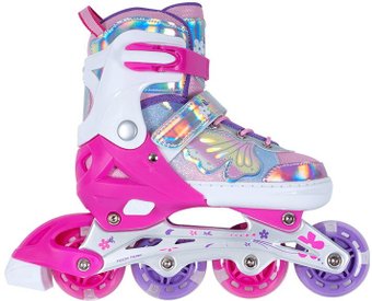 Роликовые коньки Tech Team Greta (р.34-37, розовый)
