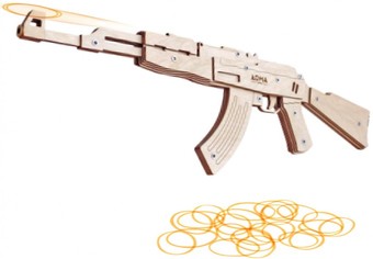 Автомат игрушечный Arma.toys Резинкострел АК-47 AT006COLOR (под покраску)