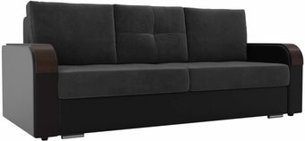 Диван Лига диванов Мейсон 102136 (серый/черный)