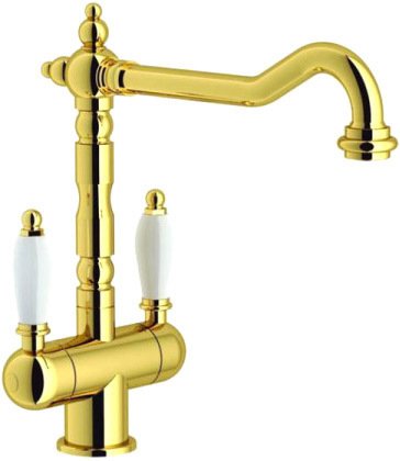 Смеситель Franke Old England Clear Water Золото [115.0370.685]