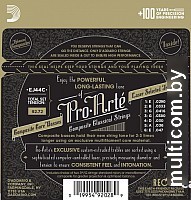 Струны для гитары D'Addario EJ-44C
