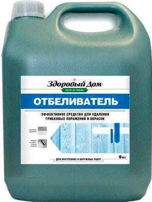 Отбеливатель древесины Здоровый дом для уничтожения грибка 9 кг