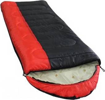 Спальный мешок BalMax Аляска Camping Plus Series 0 (правая молния, красный/черный)