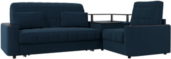 Угловой диван Moon Trade Даллас 018 003562 (правый, синий)